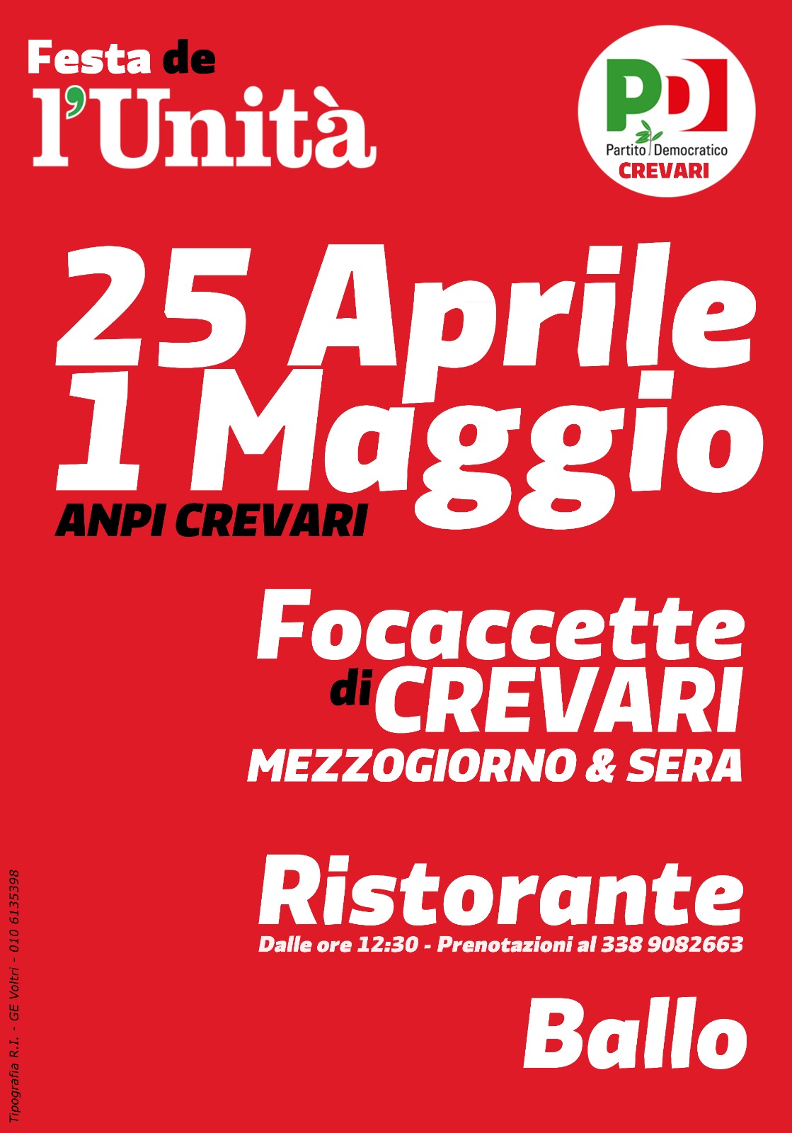 Festa de L'Unità di Crevari